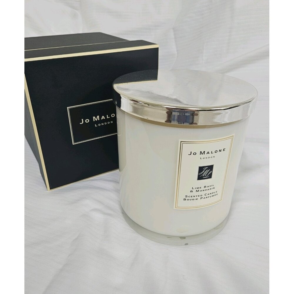 Jo Malone Lime Basil & Mandarin Perfume Luxury Candle 4 Wick Jumbo $540 Luxury